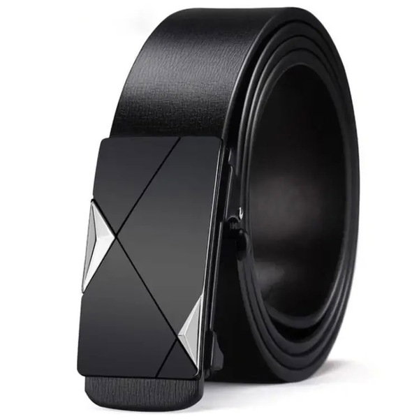 ​Famous Brand Luxury Genuine Leather Belt for Men with Automatic Metal Buckle_4