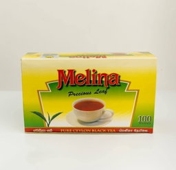 Melina Pure Ceylon  Black Tea 100Tea bags packet/ ميلينا شاي سيلاني أسود – عبوة تحتوي على 100 كيس شاي