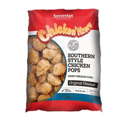 SOUTHERN STYLE CRUMBED CHICKEN POPS 1KG Code: SPU <<< Econo Foods >>>