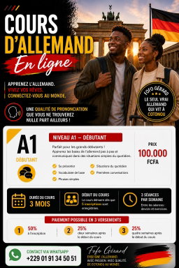 🇩🇪 Cours d'allemand