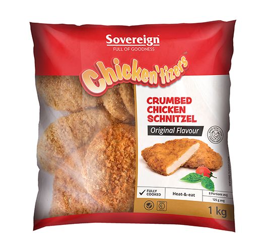SOUTHERN STYLE CRUMBED CHICKEN SCHNITZELS 1KG Code: SSCSU <<< Econo Foods >>>