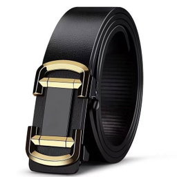 New Genuine Men's PU Belt Luxury Brand Automatic Buckle Soft Belt Work Pants Denim Belt Business Fashion