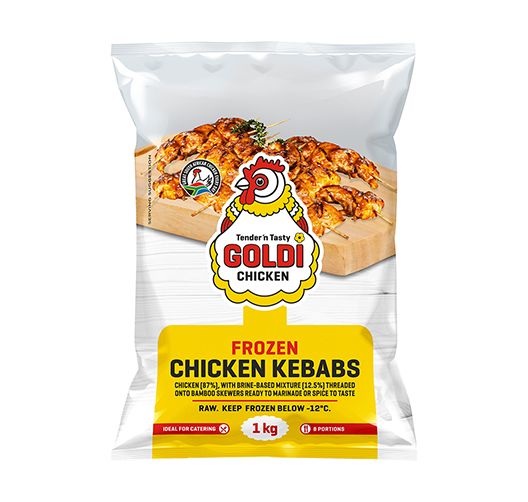 GOLDI CHICKEN SOSATIES/KEBABS 1KG <<< Econo Foods >>>
