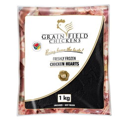 GRAINFIELD CHICKEN HEARTS 1KG Code: GFHS1KG-U <<< Econo Foods >>>