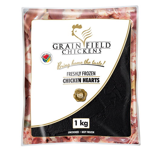 GRAINFIELD CHICKEN HEARTS 1KG Code: GFHS1KG-U <<< Econo Foods >>>