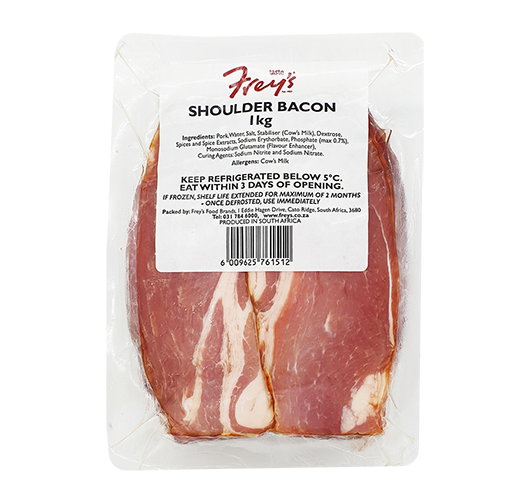 FREYS SHOULDER BACON 1KG <<< Econo Foods >>>