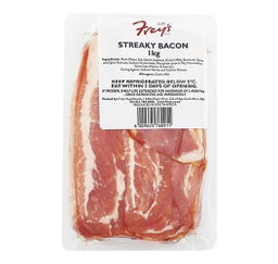 FREYS STREAKY BACON 1KG Code: BSTU <<< Econo Foods >>>