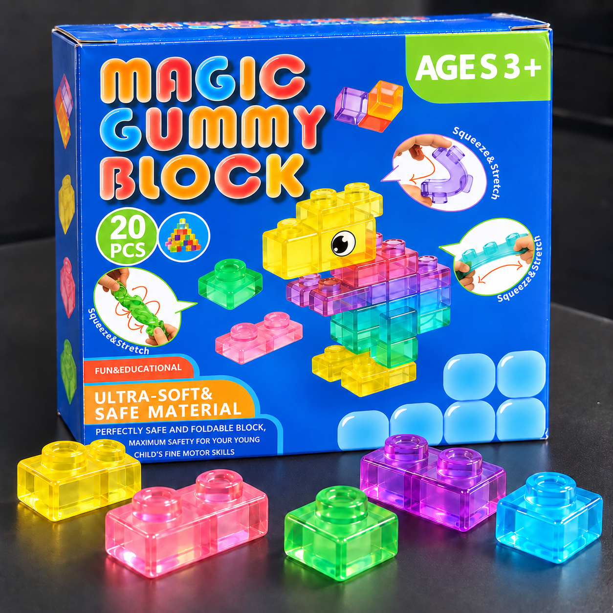 Magic Gummy Blocks Toy_0