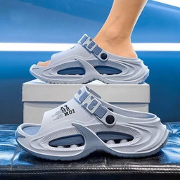 Futuristic Sculpted Clog Slides
