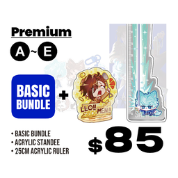 ✦【Premium Bundle🅱 Set 】🅰~🅴➁ - 30cm Ruler