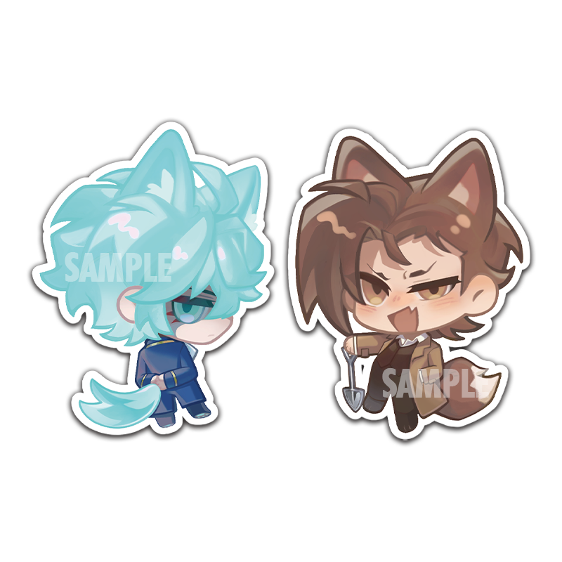 🅰➀ Javilloyd 8cm Sticker Set _0
