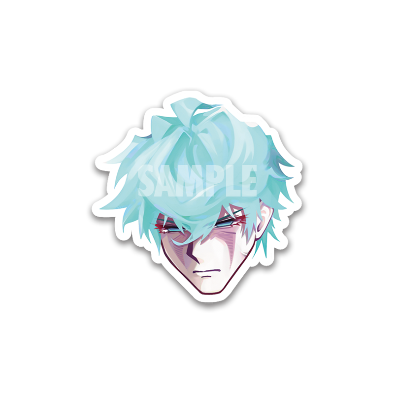 🅰➂ Sullen face Javier Sticker