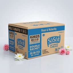 SoSoft Detergen Cair Doubel saset