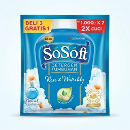 SoSoft Detergen Cair Doubel saset