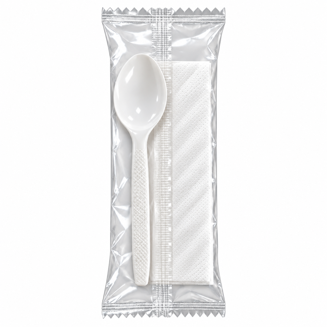 SET CUCHARA + SERVILLETA