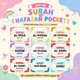 ADD-ON SURAH TO HAFAZAN POCKET