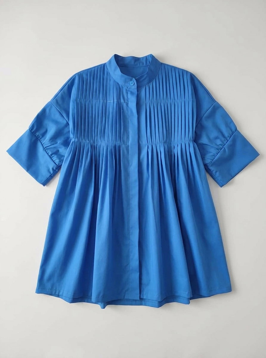 001 - Front Pleat Top