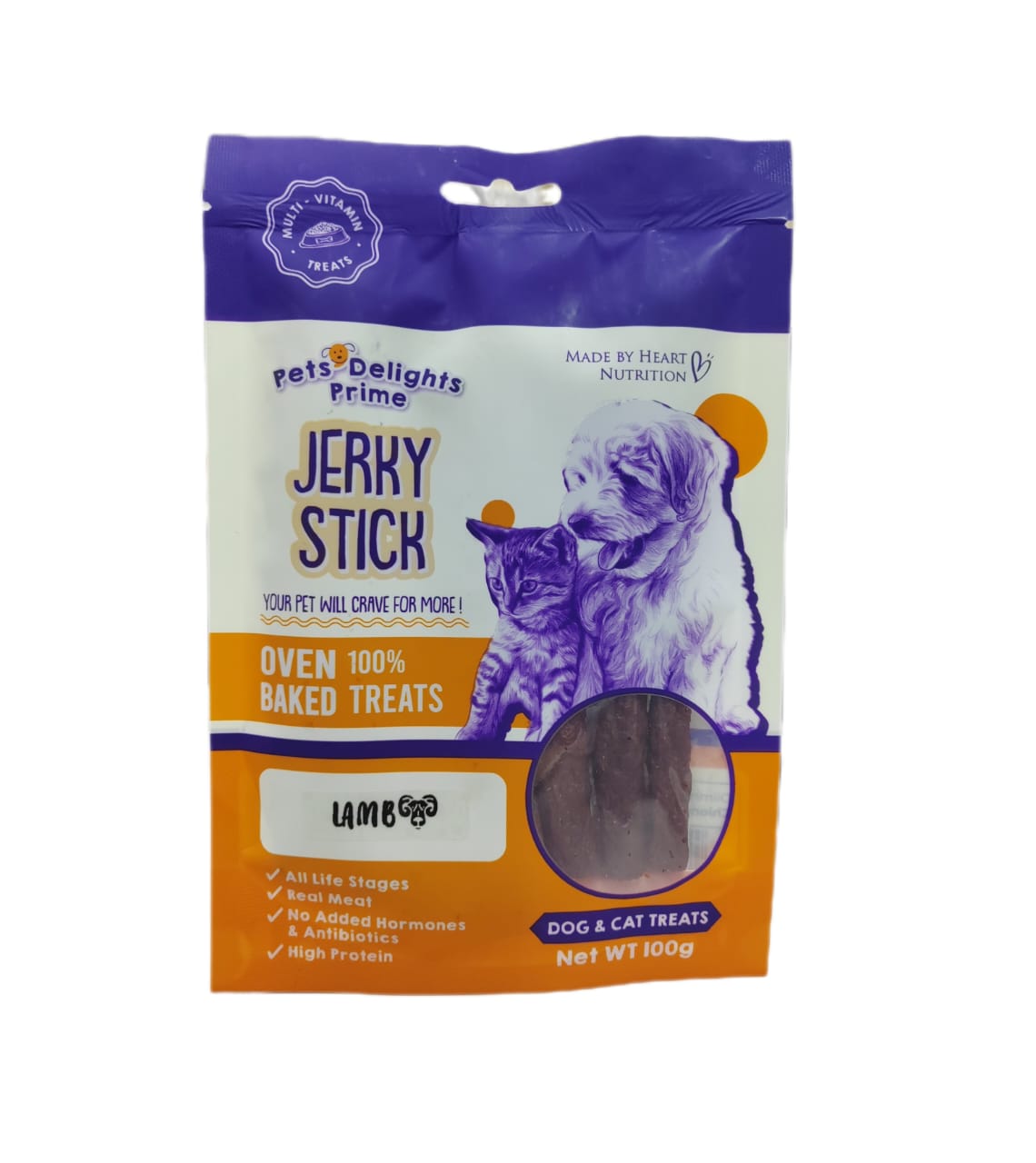 Pets Delights Oven Baked Dog & Cat Treats 100g – Natural Healthy Training & Reward Snacks_1