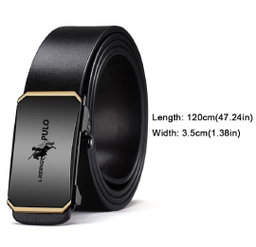 Genuine leather men's belt fashionable business luxury men's belt, trendy jeans versatile belt for men