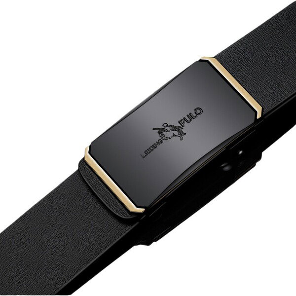 Genuine leather men's belt fashionable business luxury men's belt, trendy jeans versatile belt for men_5