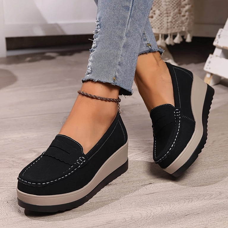Women's platform wedge loafers_1