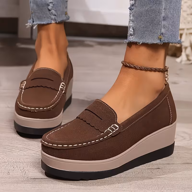 Women's platform wedge loafers_3