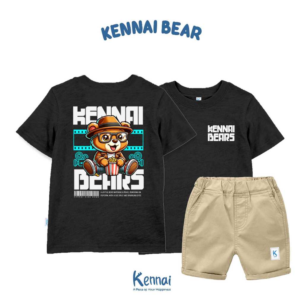 SETELAN PENDEK SERIES SPORT CARS SOFT KENNAI BEAR