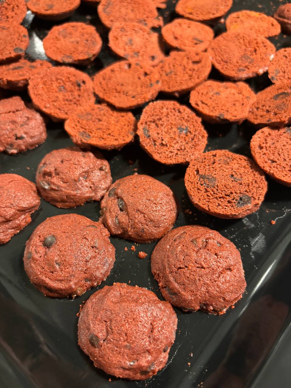 Red Velvet Chocolate Chip Cookie