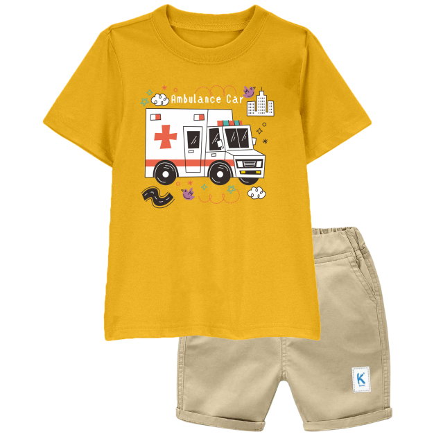 SETELAN PENDEK SERIES SPORT CARS SOFT AMBULANCE CAR