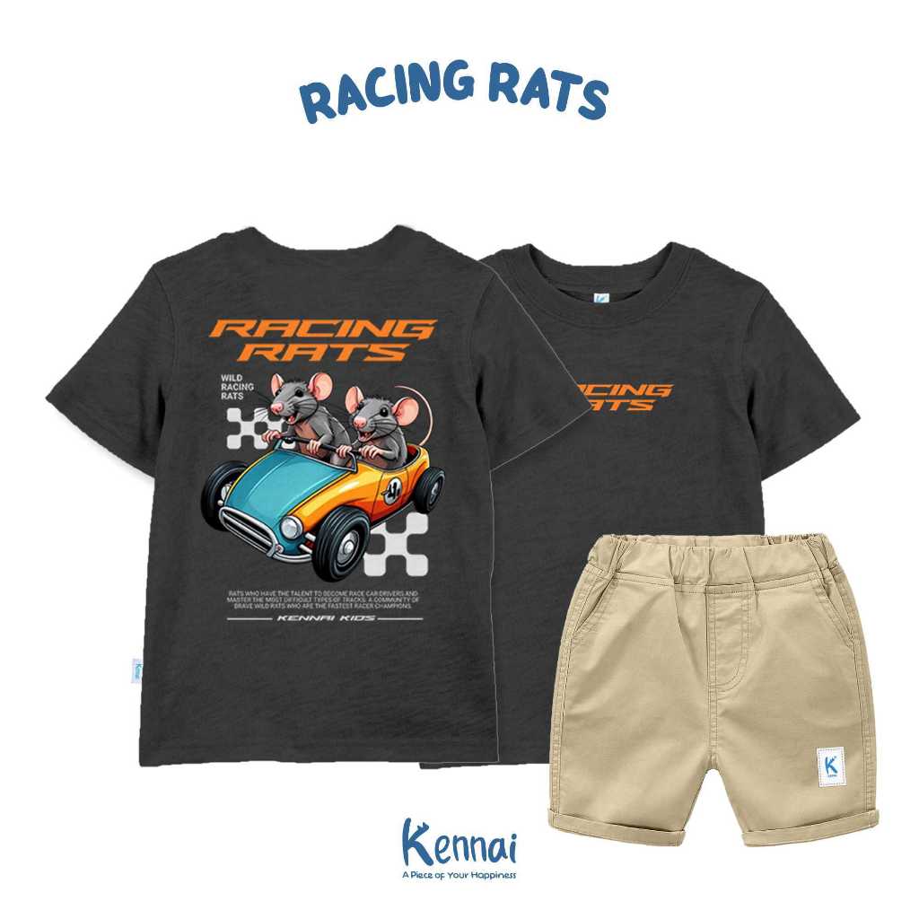 SETELAN PENDEK SERIES SPORT CARS SOFT RACING RAT