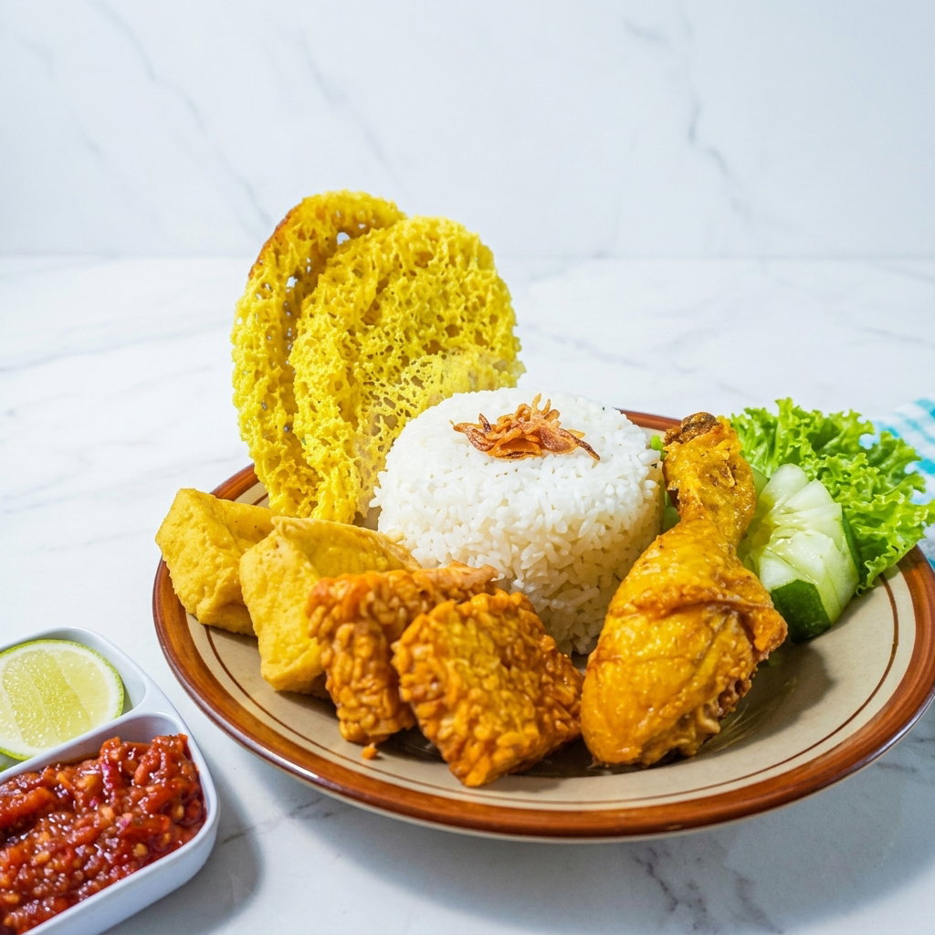 Nasi Ayam Kremes_0
