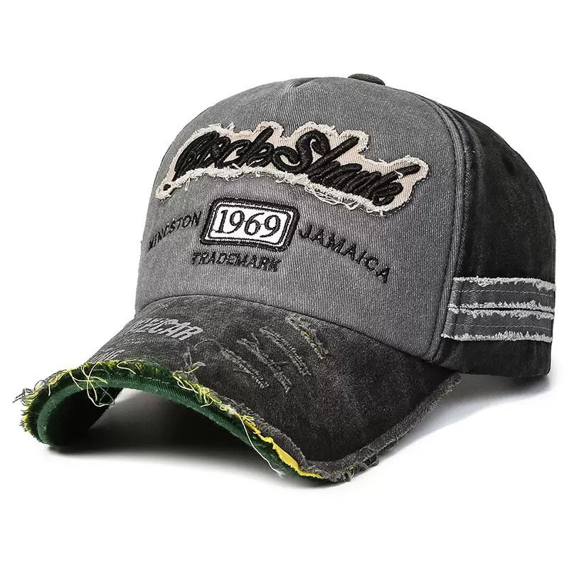 Vintage Distressed Embroidered Baseball Cap