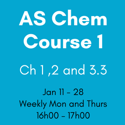AS Chem 2027 Course 1 
