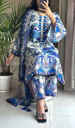 Skin Print Three Piece