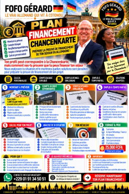 Plan Financement - Chancenkarte