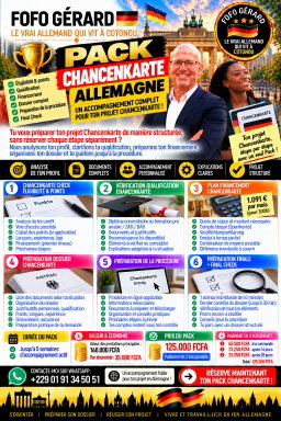 Pack Chancenkarte Allemagne