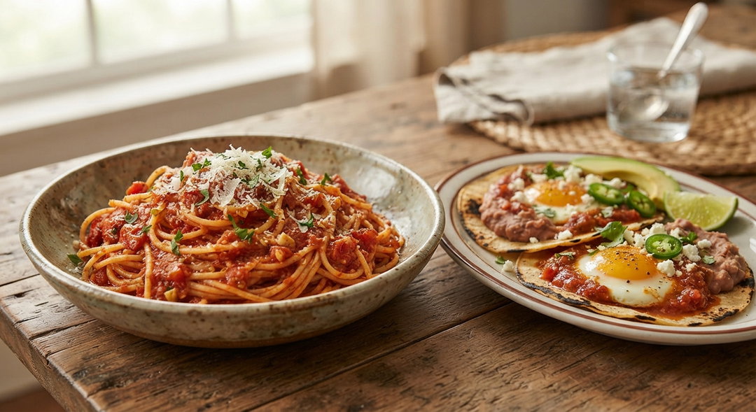 Spaghetti Estilo Dominicano