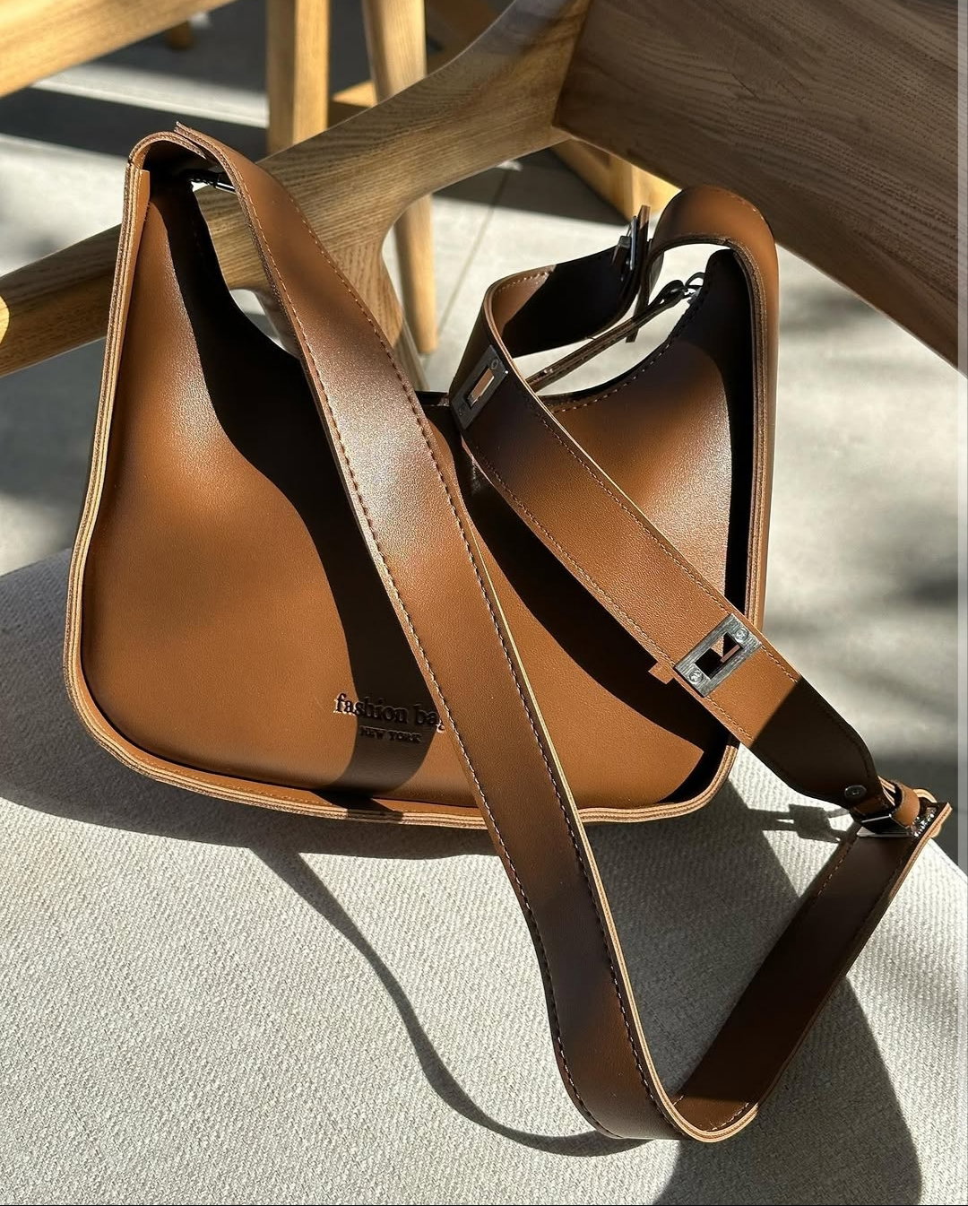 Sac d’épaule 2-en-1 Caramel 🤎_2
