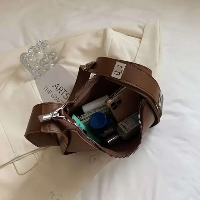 Sac d’épaule 2-en-1 Caramel 🤎_4