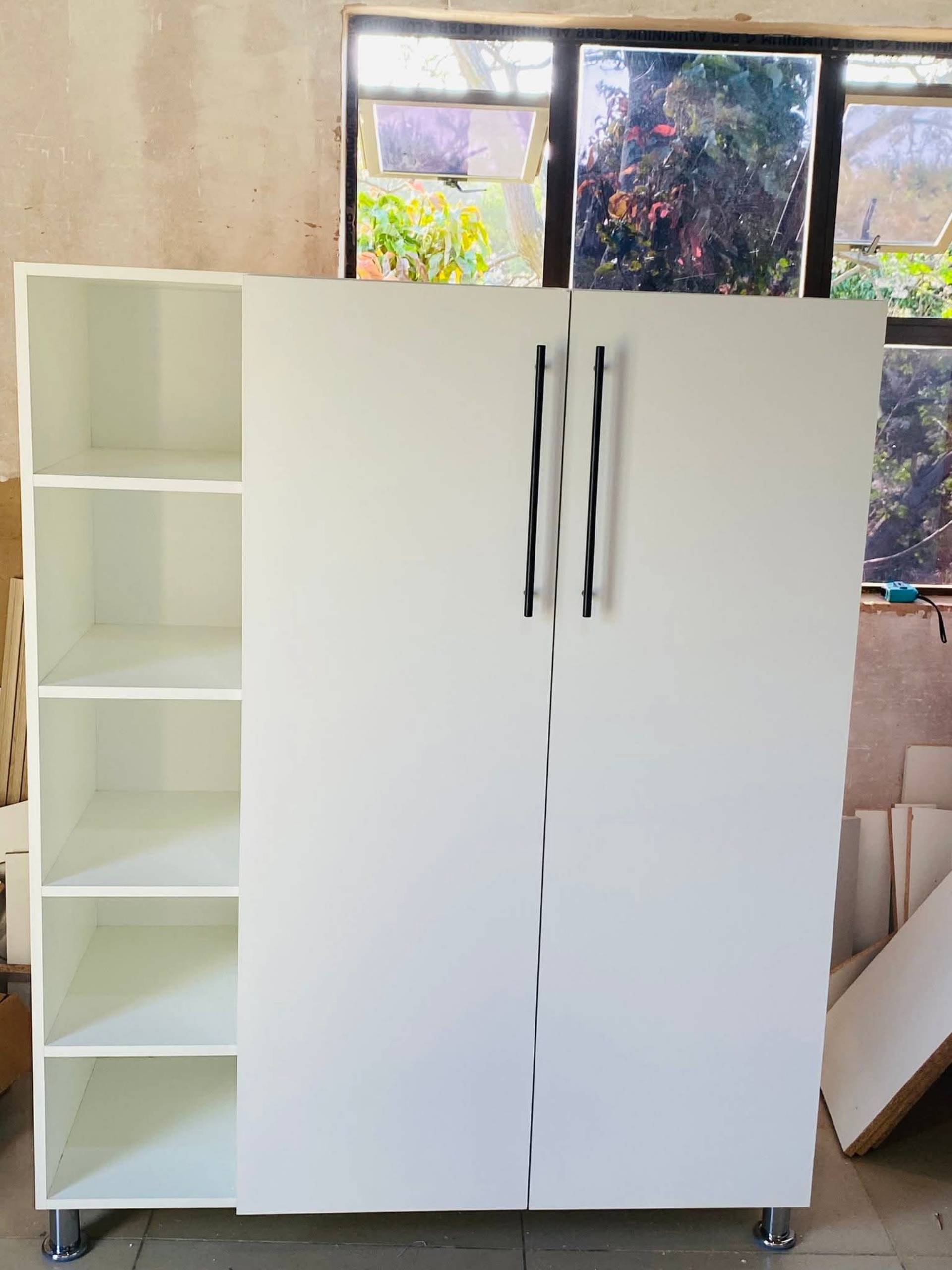 2-DOORS + SHOE RACK WARDROBE_0