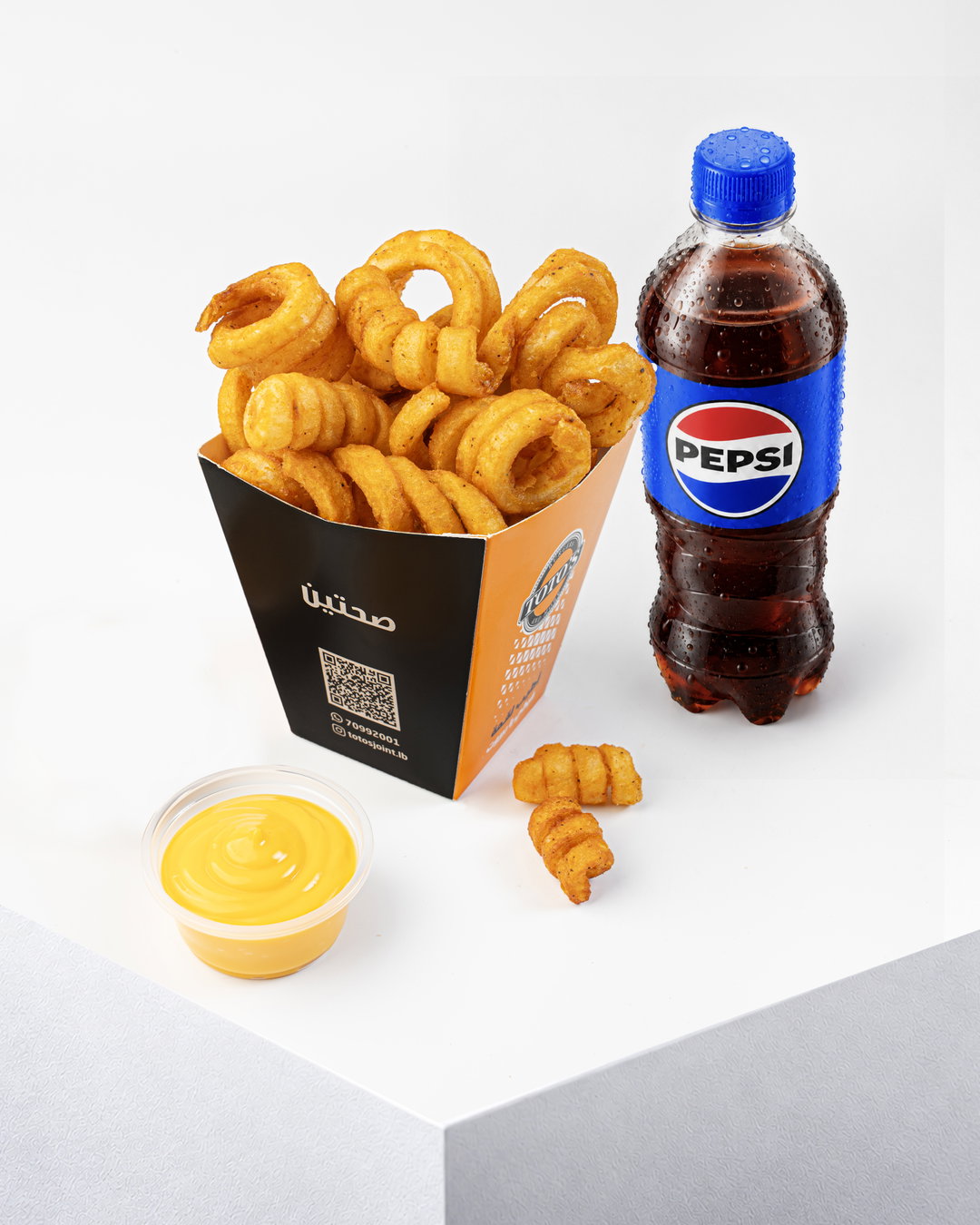 Make it combo ( curly fries ) 