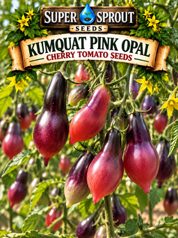 🍅KUMQUAT PINK OPAL CHERRY TOMATO🍅 x 10 organic seeds 