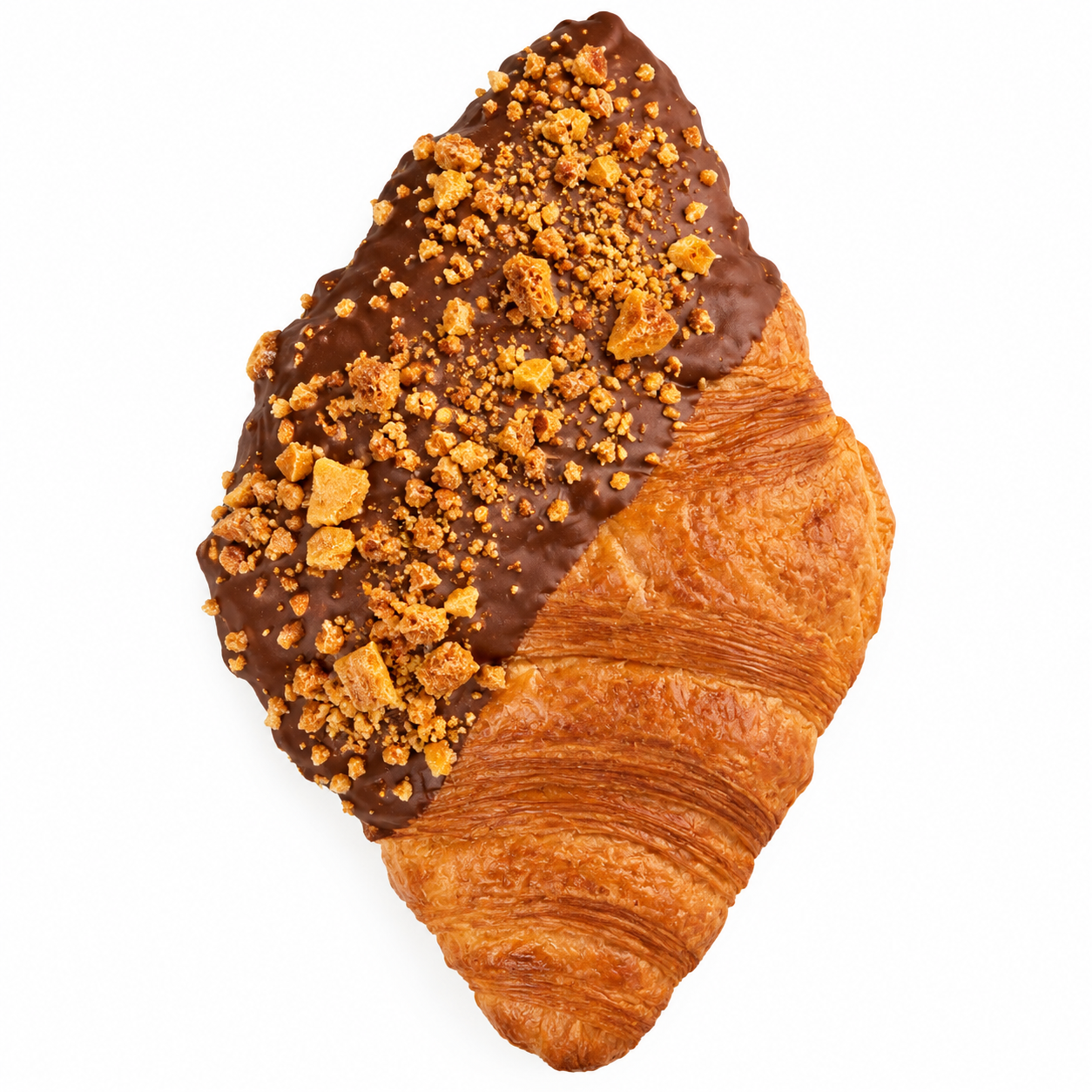 Crispy Choco Flat Croissant _0