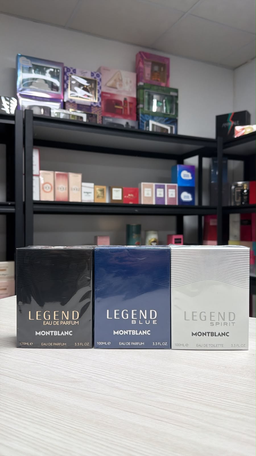 mont blanc legend.  edp - blue - spirit 