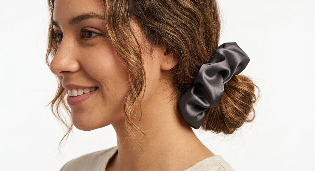 Scrunchies Medium - Gris oscuro