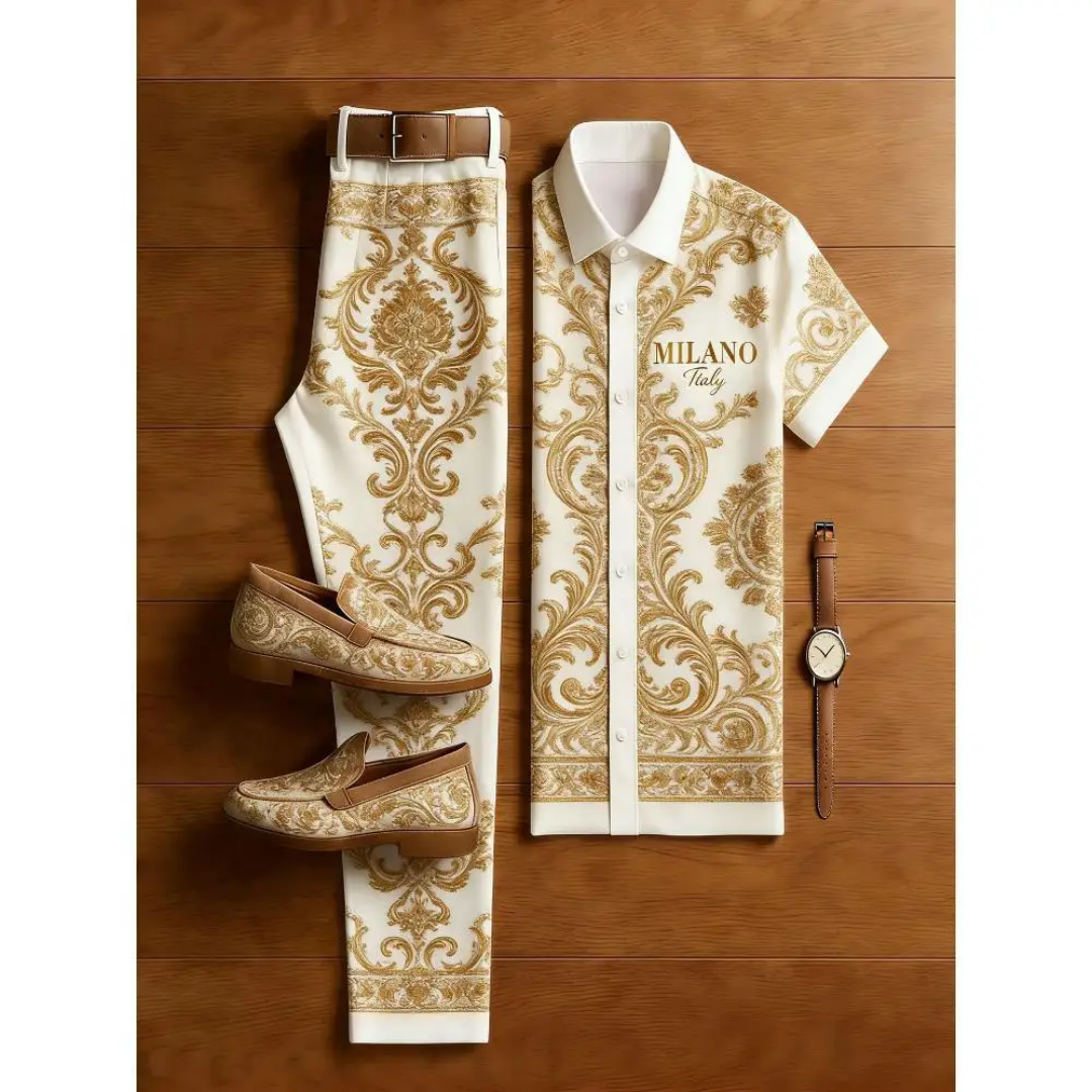 Ensemble chemise et pantalon style Milano"._5