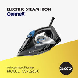 Cornell 2600W Electric Steam Iron CSI-E26BK 