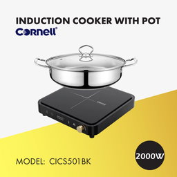 Cornell Induction Cooker with Pot CICS501BK