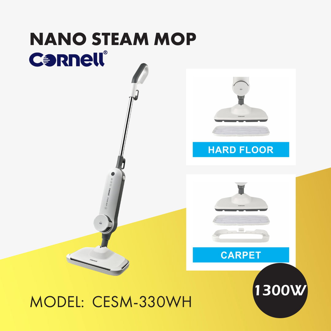 CORNELL NANO STEAM MOP CESM-330WH