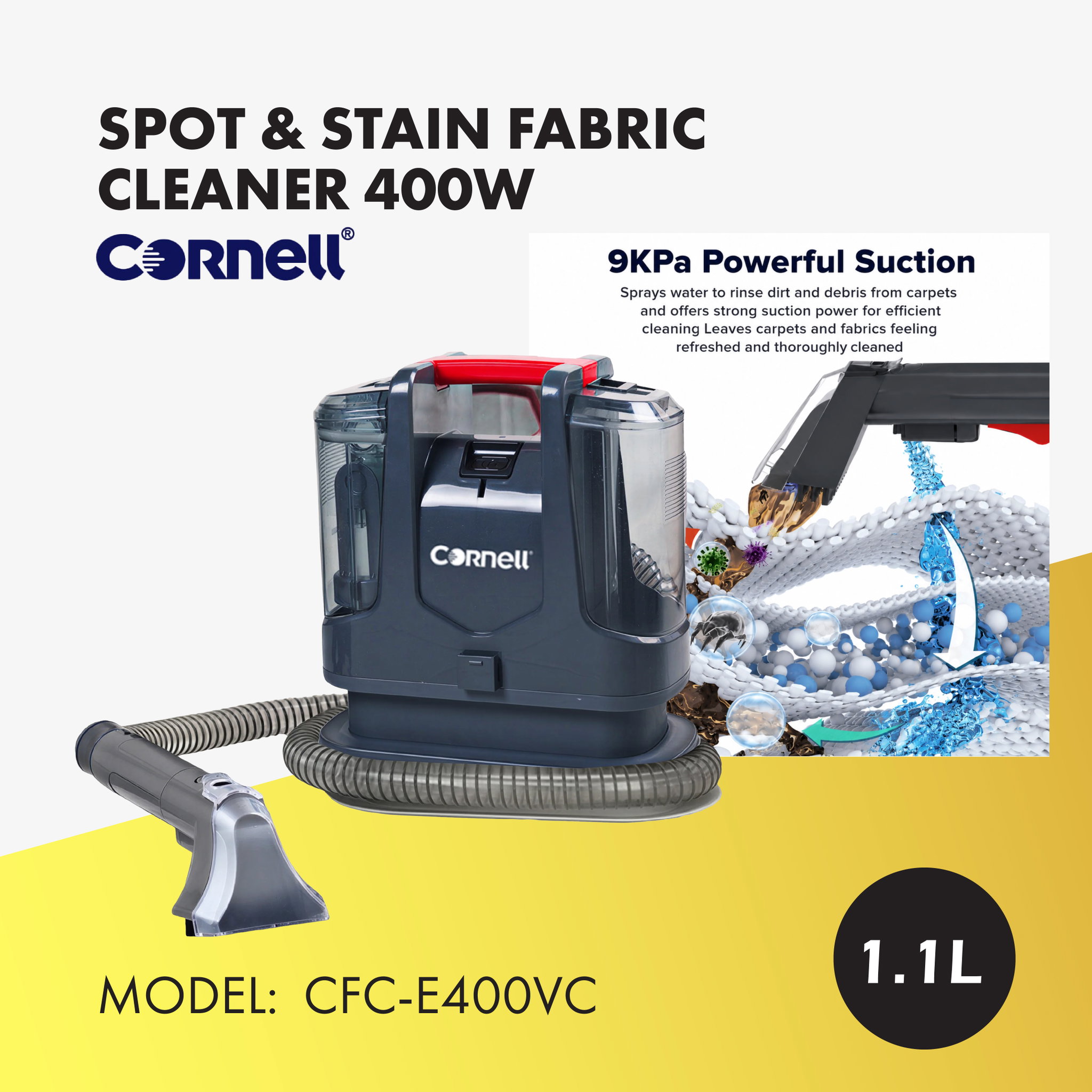 CORNELL SPOT & STAIN FABRIC CLEANERE CFC-E400VC _0